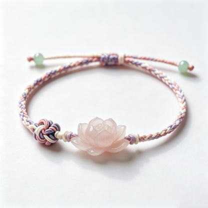 Lotus Blossom Cord Bracelet