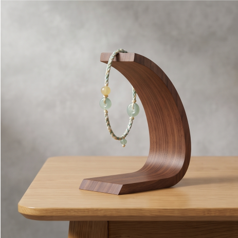 Green Jade Harmony Bead Cord Bracelet