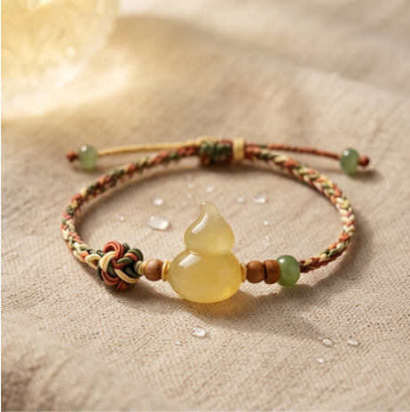 Golden Gourd Cord Bracelet