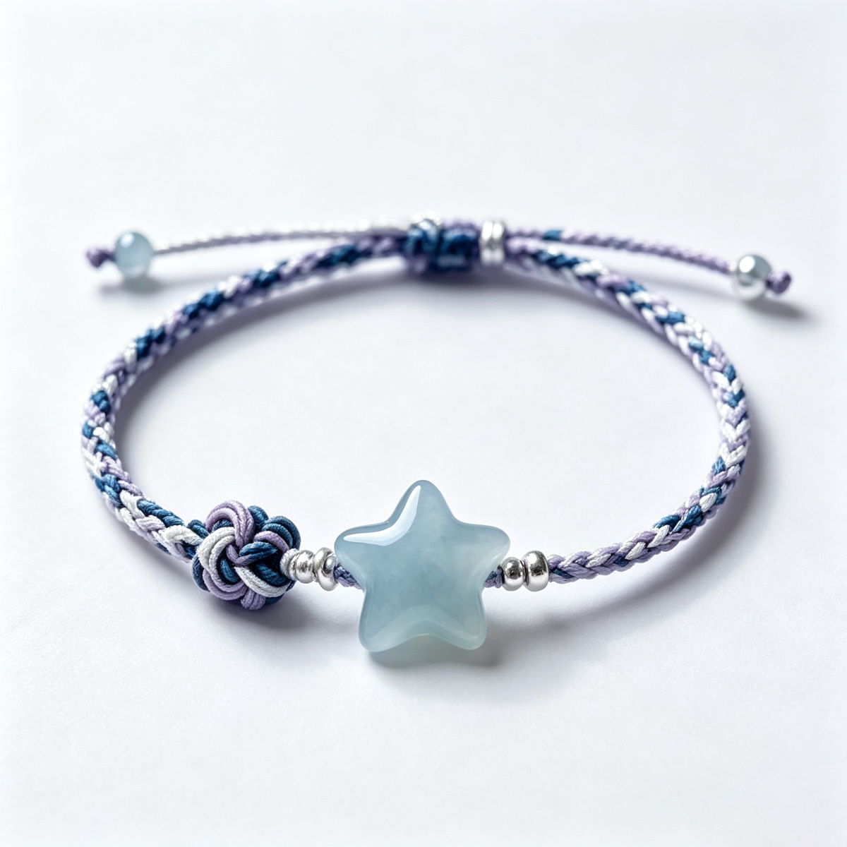 Blue Star Cord Bracelet